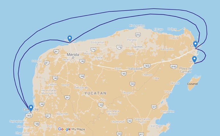 yucatan-mexico-cruise-map
